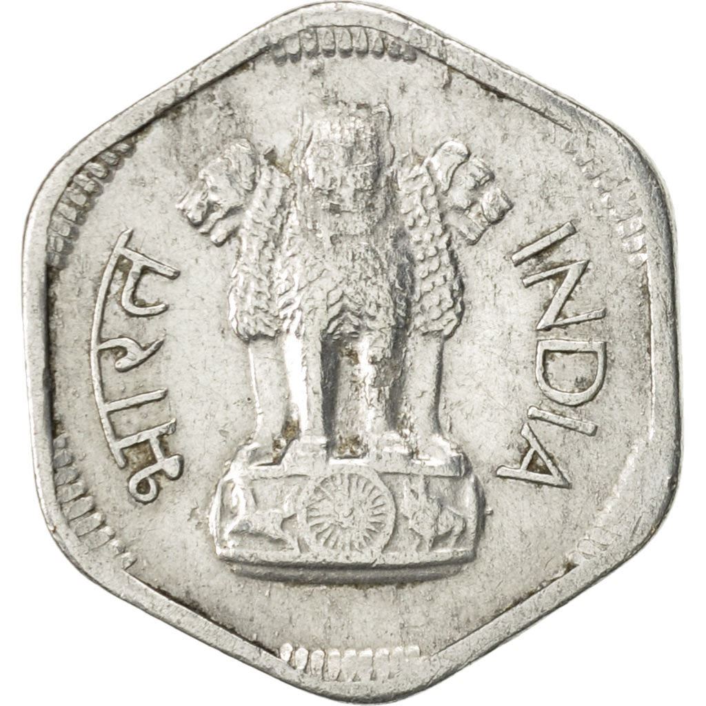 India | 3 Paise Coin | Ashoka Lion | Km:14.1 | 1964 - 1967