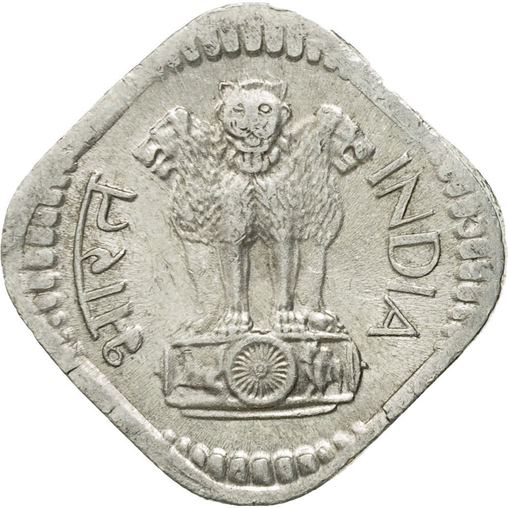 India | 5 Paise Coin | Ashoka Lion | Km:18 | 1972 - 1984