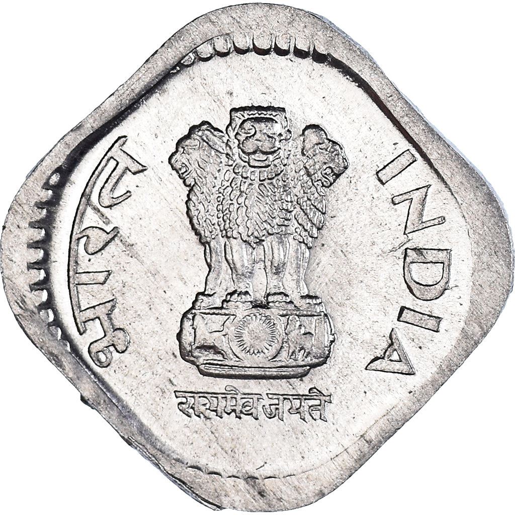 India | 5 Paise Coin | Ashoka lion | Km:23A | 1984 - 1994