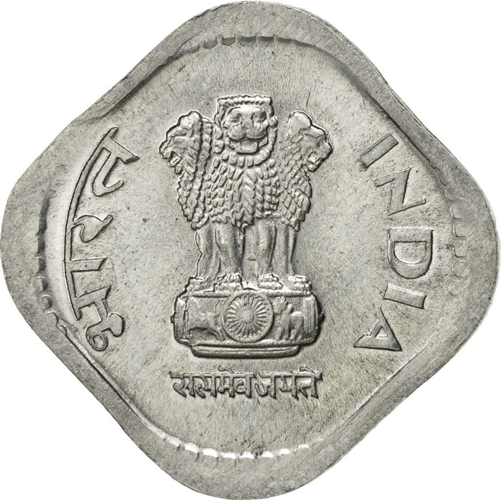 India | 5 Paise Coin | Ashoka lion | Km:23A | 1984 - 1994