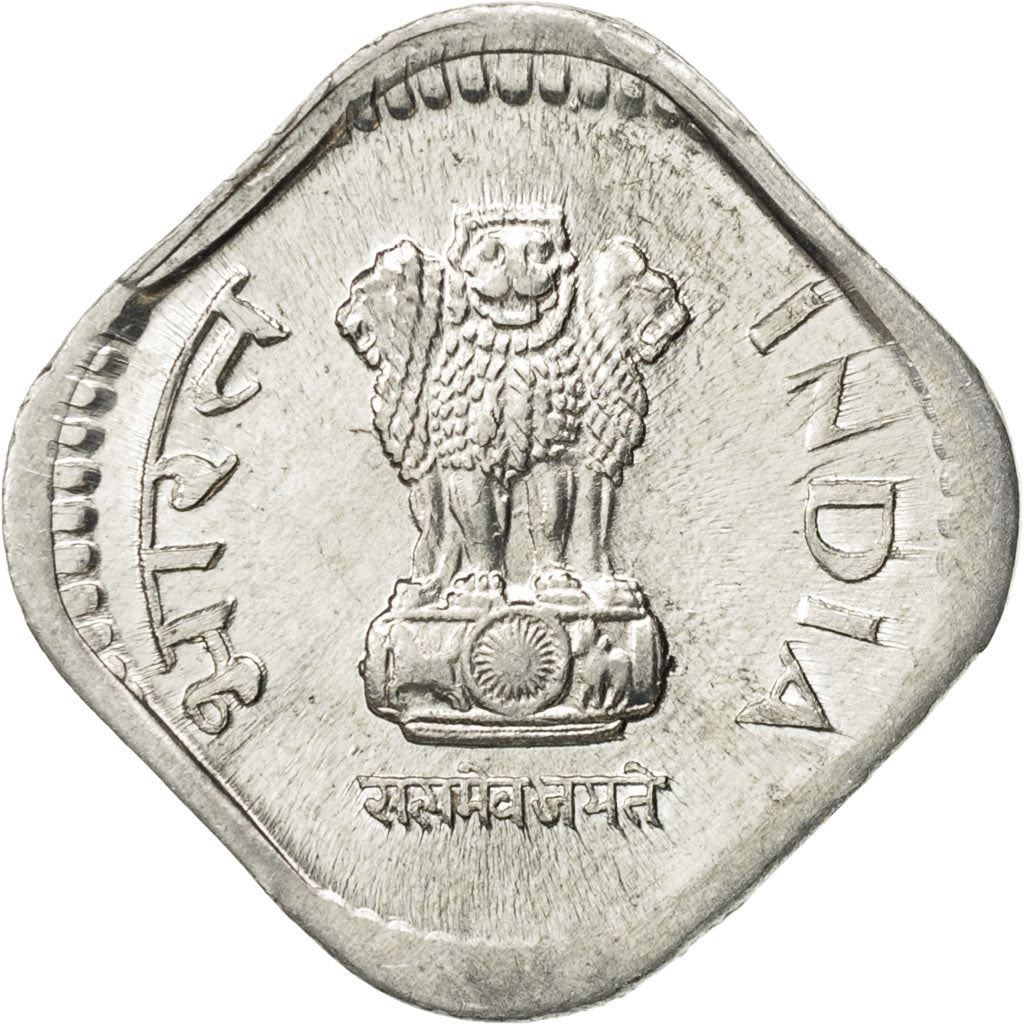 India | 5 Paise Coin | Ashoka lion | Km:23A | 1984 - 1994