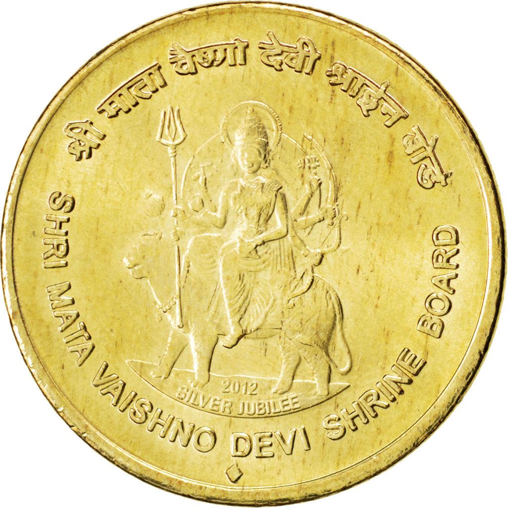 India | 5 Rupees Coin | Shri Mata Vaishno Devi | Km:429 | 2012