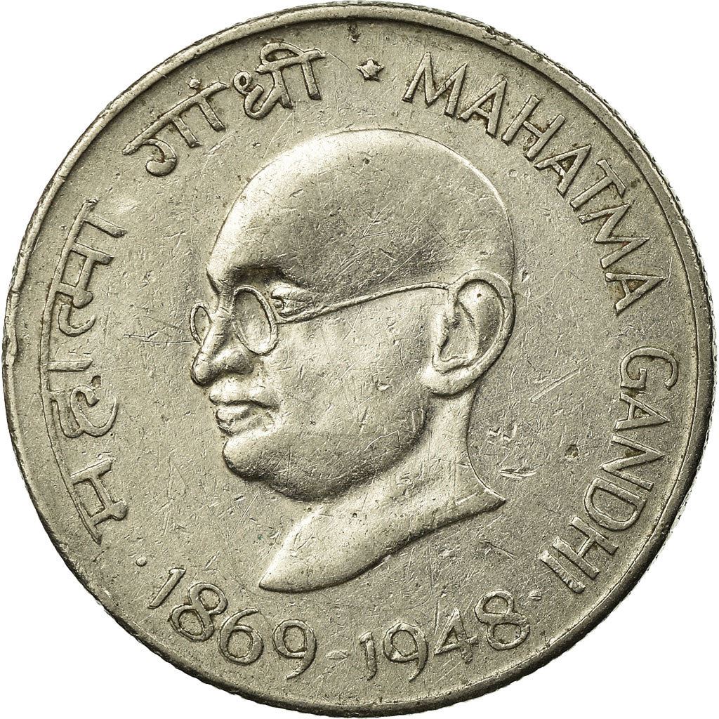 India | 50 Paise Coin | Gandhi | Km:59 | 1969