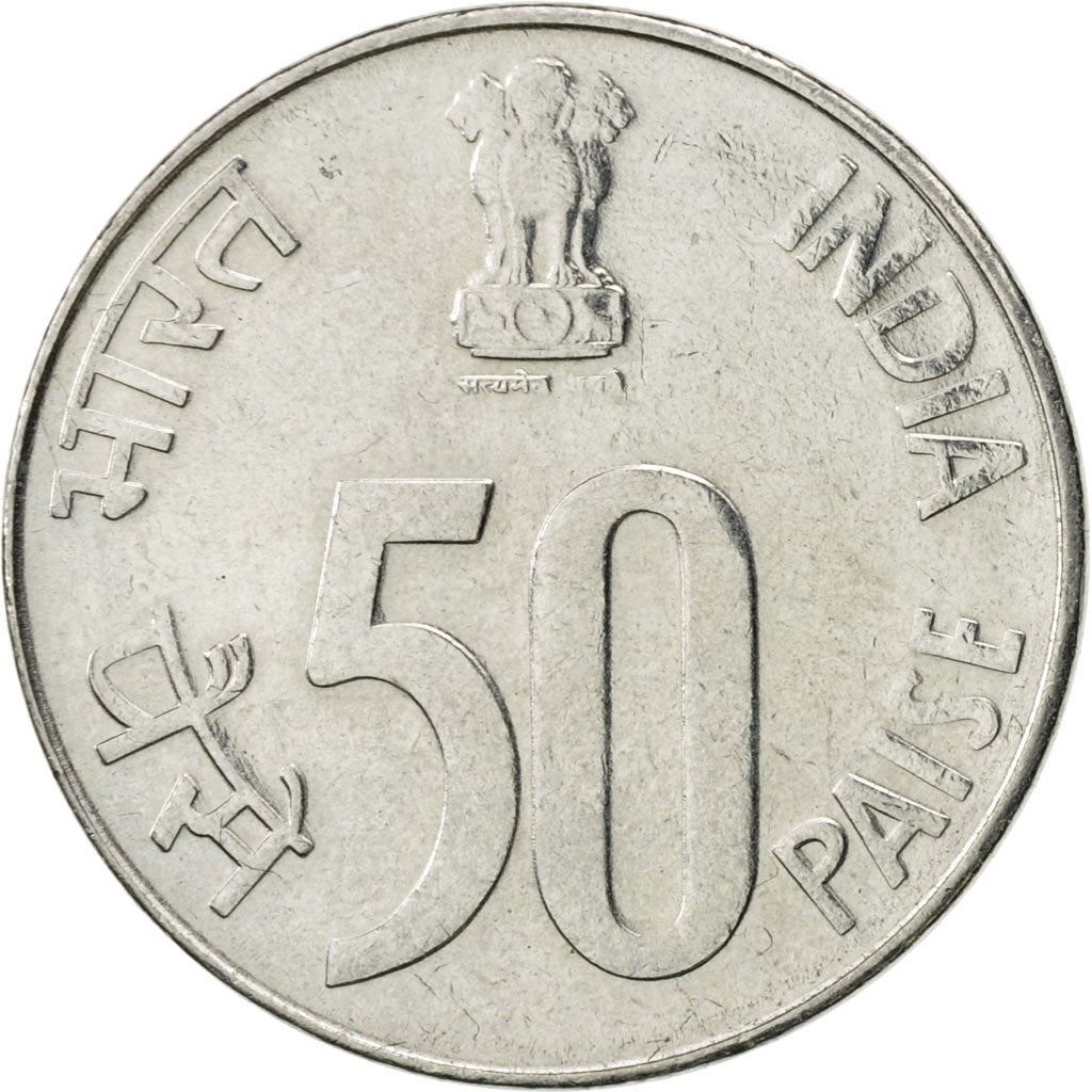 India | 50 Paise Coin | Parliament house | Km:69 | 1988 - 2007