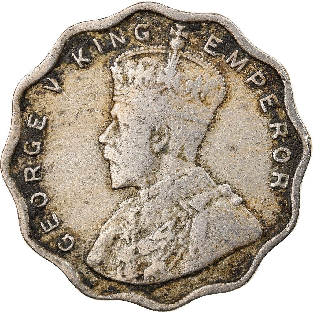 India - British | 1 Anna Coin | King George V | Km:513 | 1912 - 1936