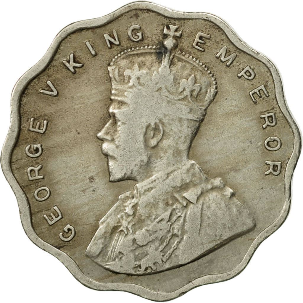 India - British | 1 Anna Coin | King George V | Km:513 | 1912 - 1936