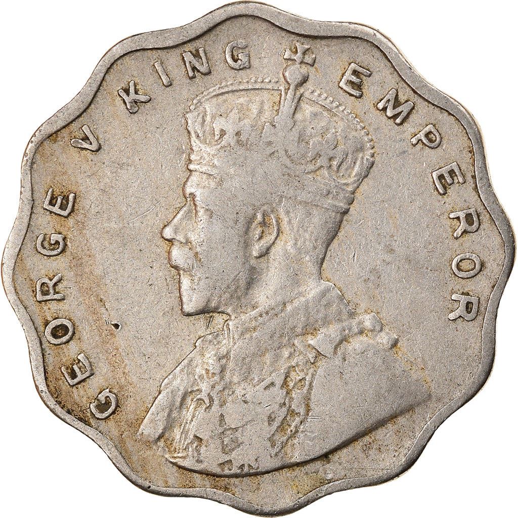 India - British | 1 Anna Coin | King George V | Km:513 | 1912 - 1936