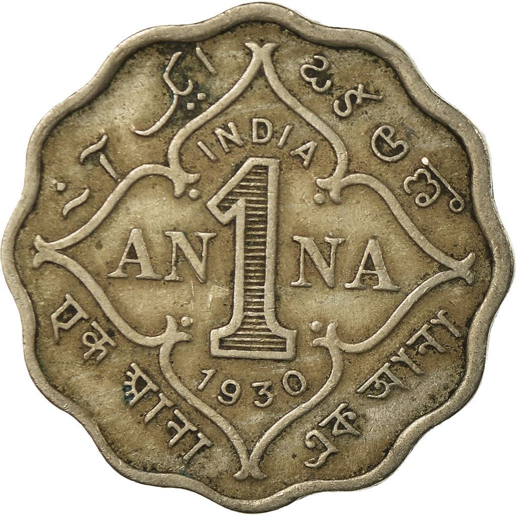 India - British | 1 Anna Coin | King George V | Km:513 | 1912 - 1936