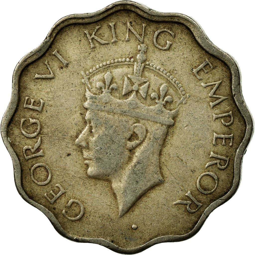 India - British | 1 Anna Coin | King George VI | Km:537 | 1940 - 1941