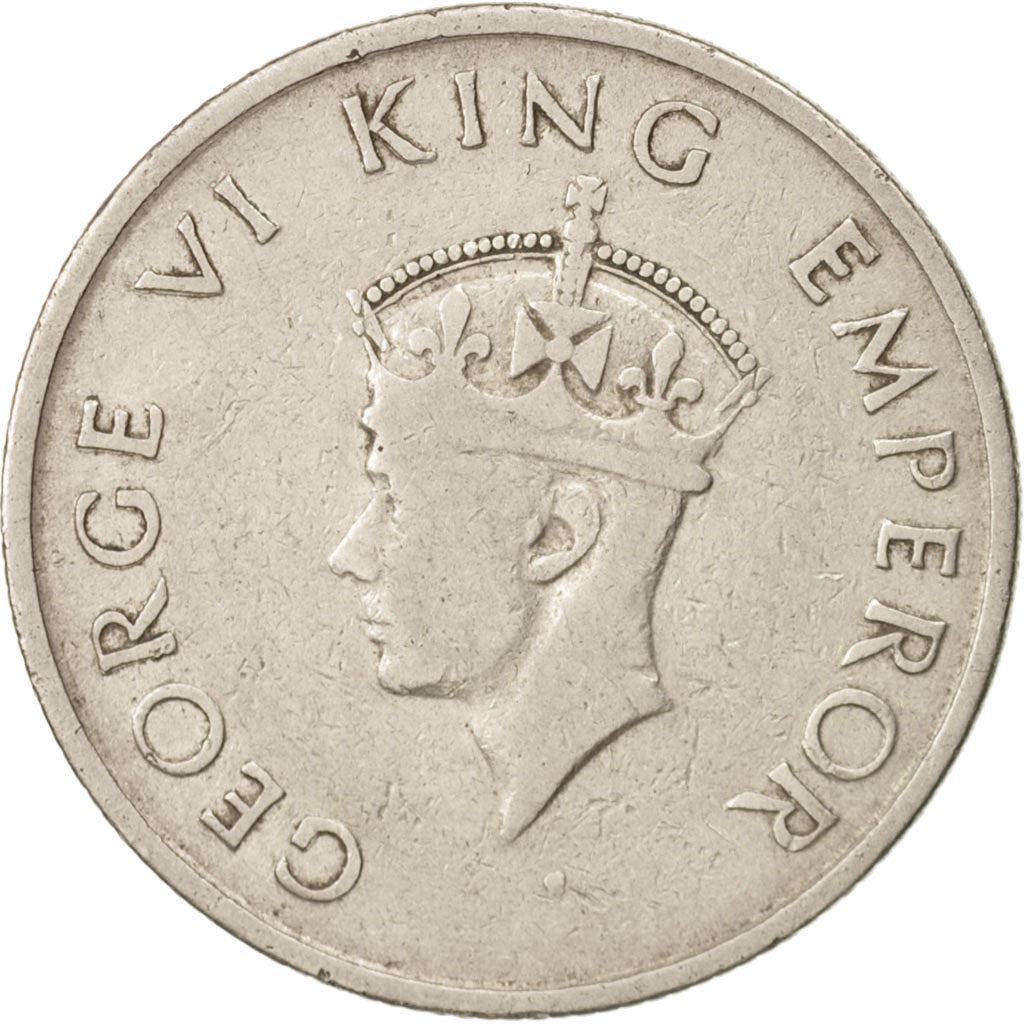 India - British | 1/2 Rupee Coin | King George VI | Km:553 | 1946 - 1947