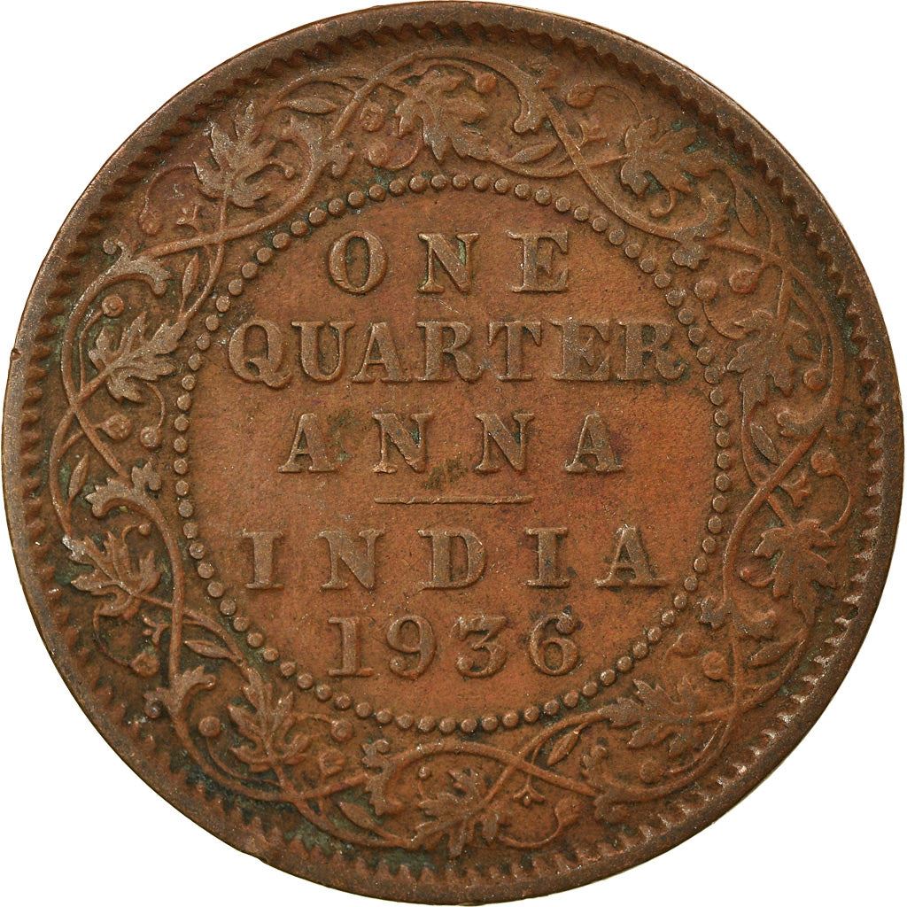 India - British | 1/4 Anna Coin | King George V | Km:512 | 1912 - 1936