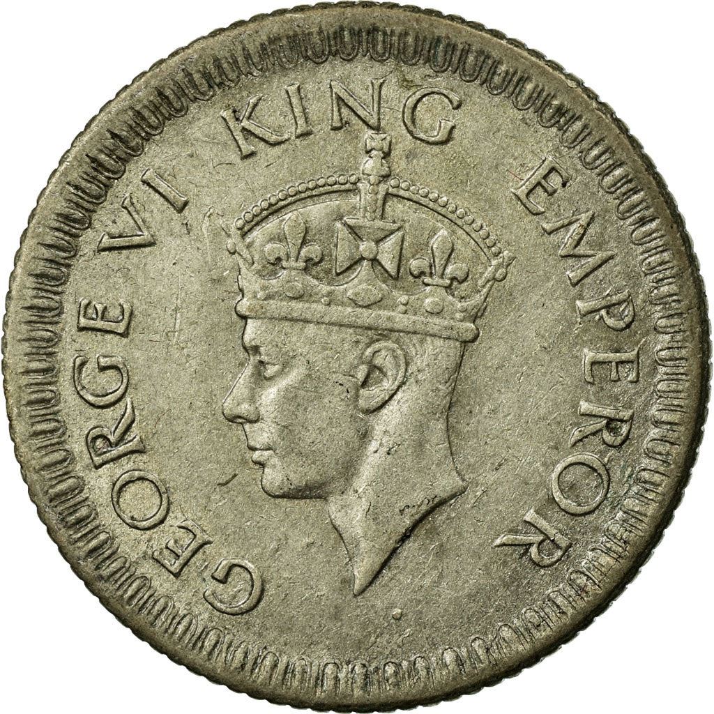 India - British | 1/4 Rupee Coin | King George VI | Km:547 | 1943 - 1945