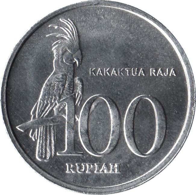 Indonesia 100 Rupiah Coin KM61 1999 - 2008