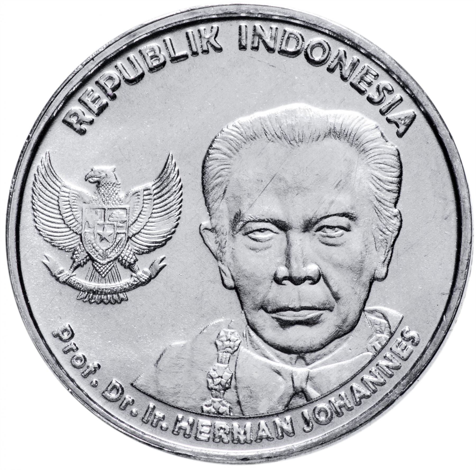 Indonesia 100 Rupiah Herman Johannes Coin KM71 2016