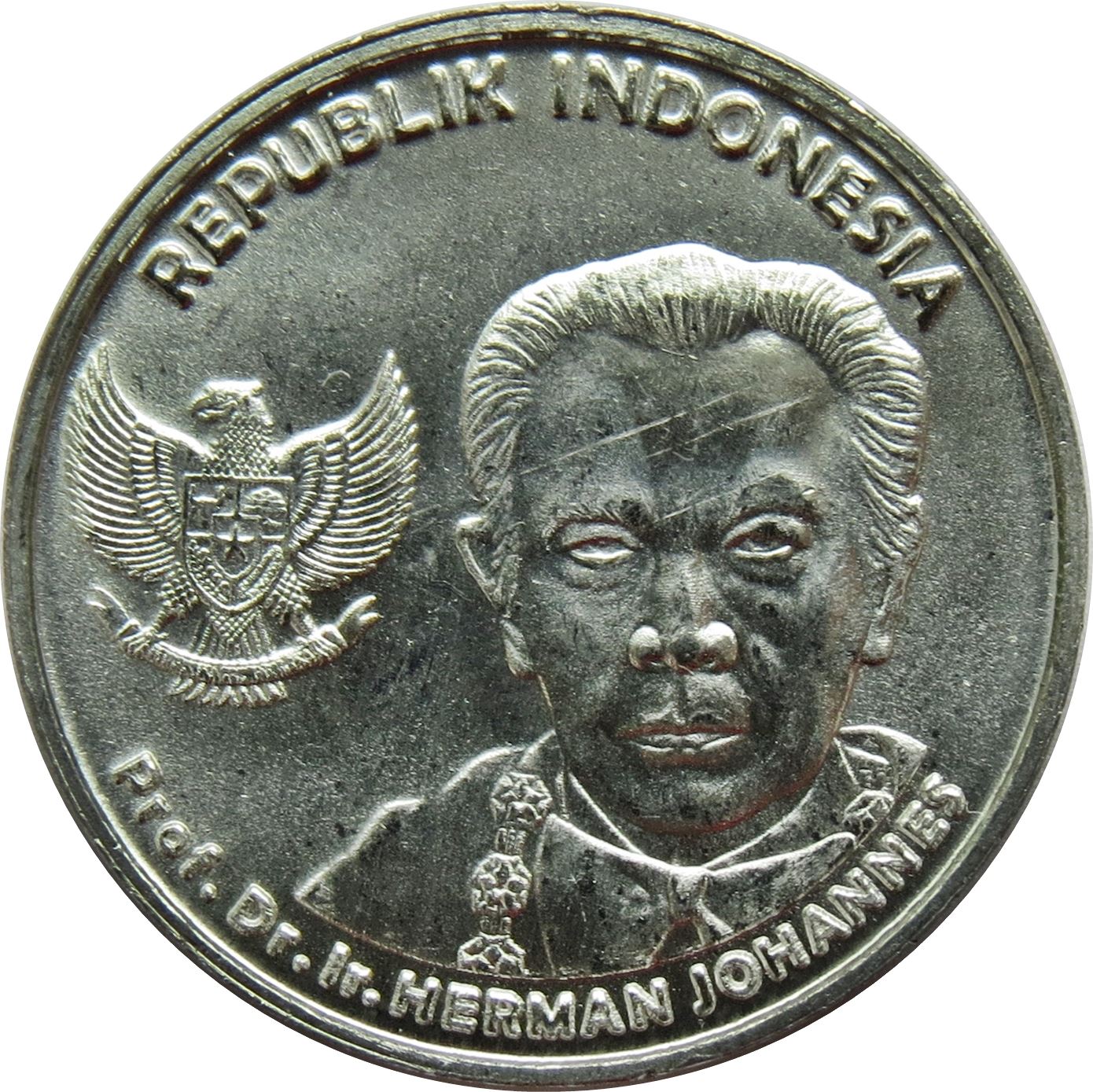 Indonesia 100 Rupiah Herman Johannes Coin KM71 2016