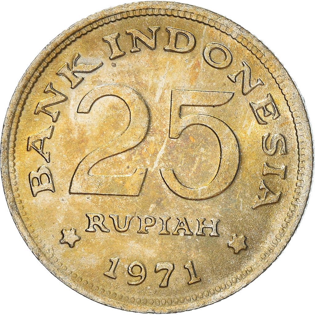 Indonesia 25 Rupiah Coin KM34 1971