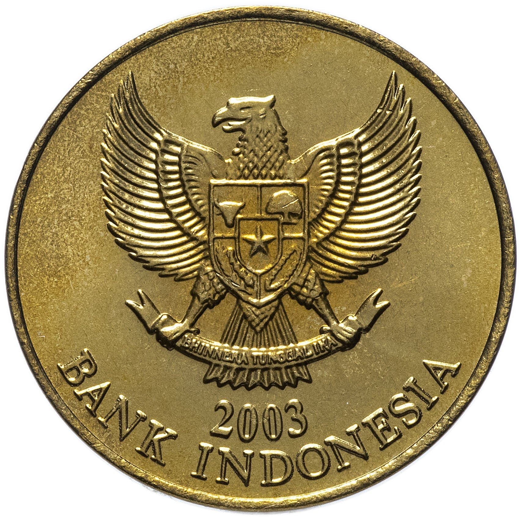 Indonesia 500 Rupiah Coin KM59 1997 - 2003