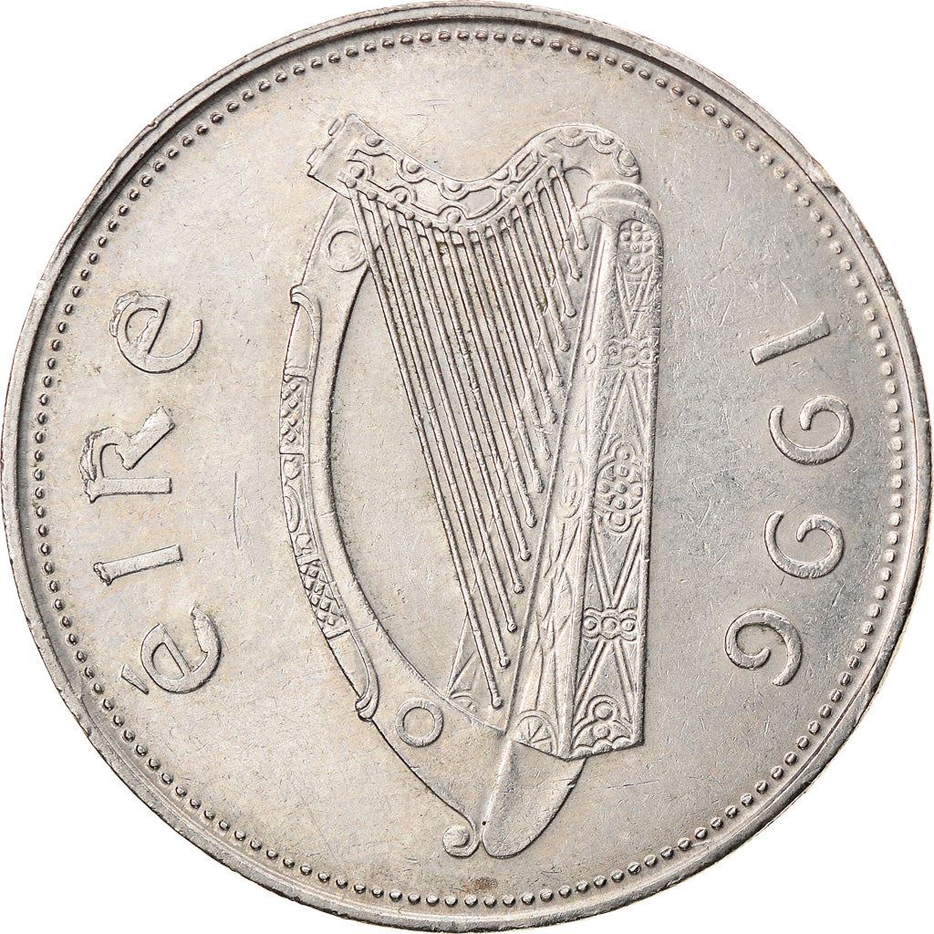 Ireland Coin Irish 1 Pound | Harp | Red Deer | KM27 | 1990 - 2000