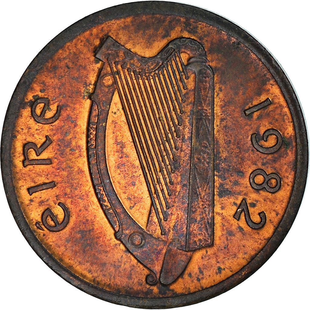 Ireland Coin Irish ½ Penny | Harp | Book of Kells | KM19 | 1971 - 1986