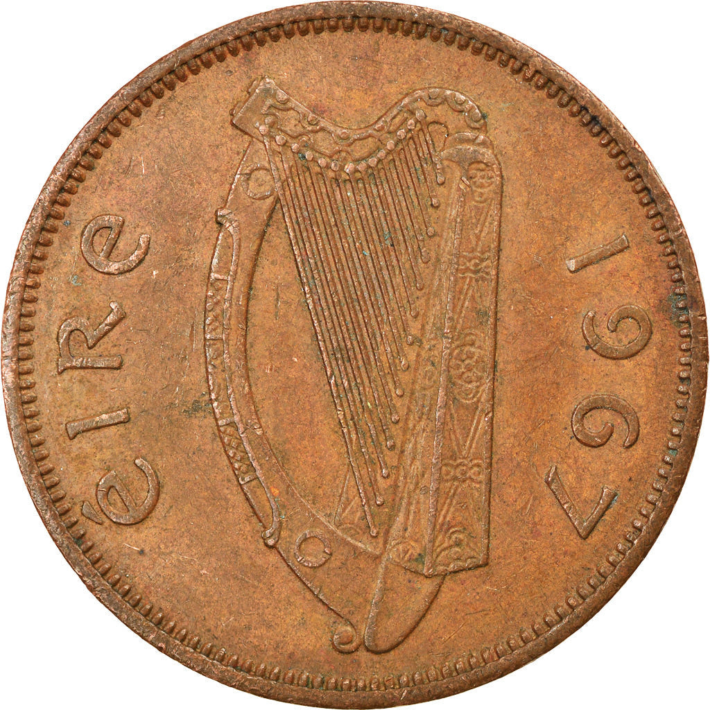 Ireland Coin Irish ½ Pingin | Swine | Harp | KM10 | 1939 - 1967