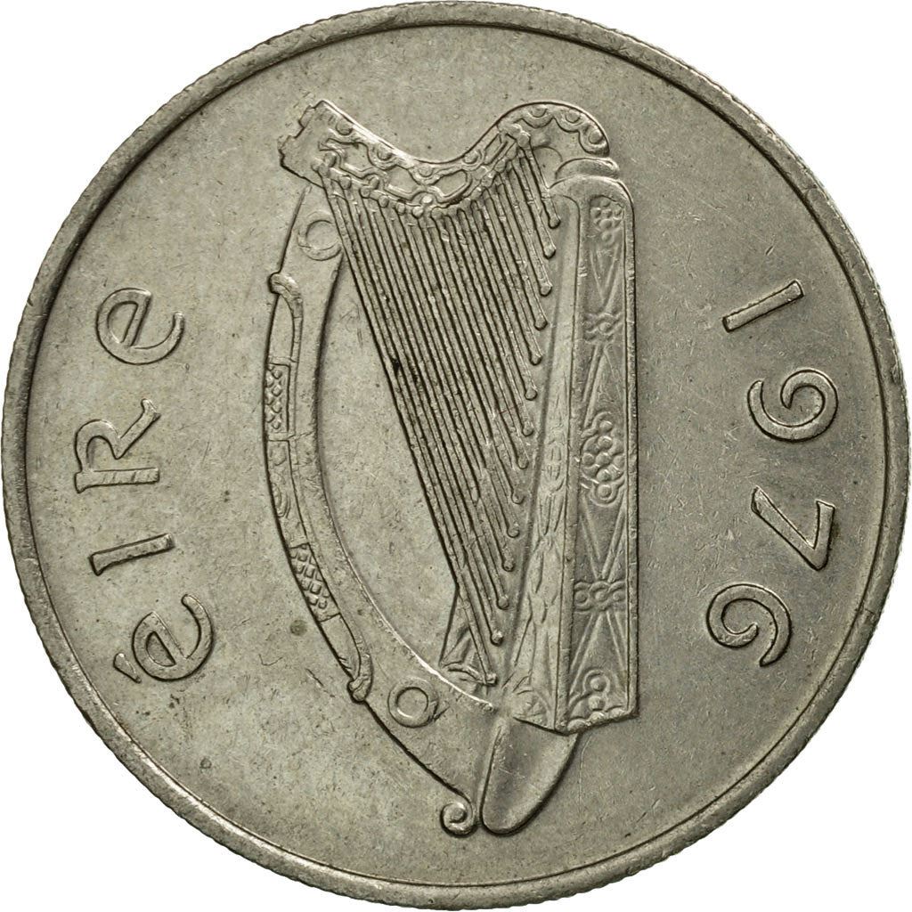 Ireland Coin Irish 5 Pence | Harp | Bull | KM22 | 1969 - 1990