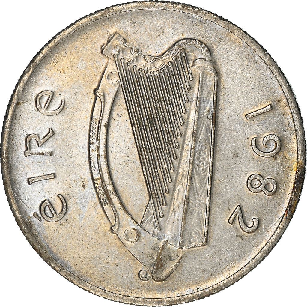 Ireland Coin Irish 5 Pence | Harp | Bull | KM22 | 1969 - 1990