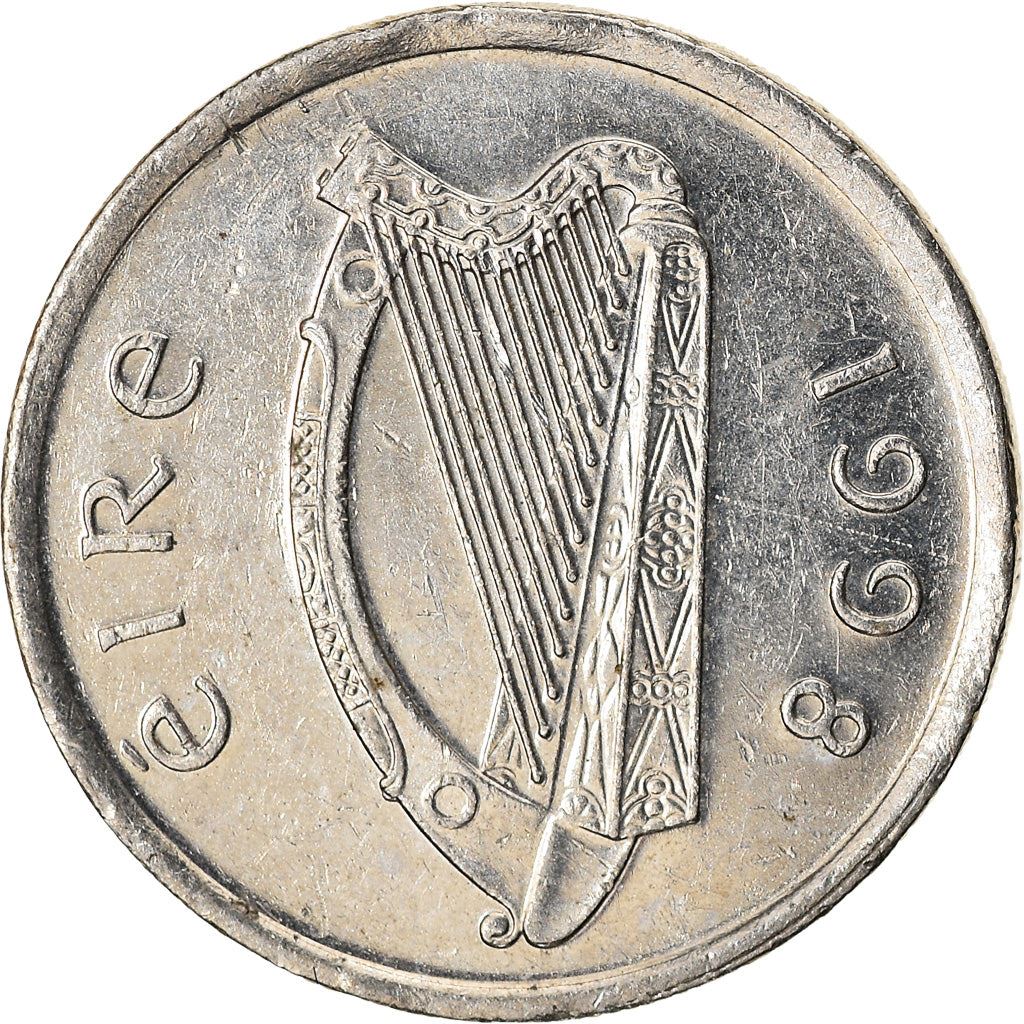 Ireland Coin Irish 5 Pence | Harp | Bull | KM28 | 1992 - 2000