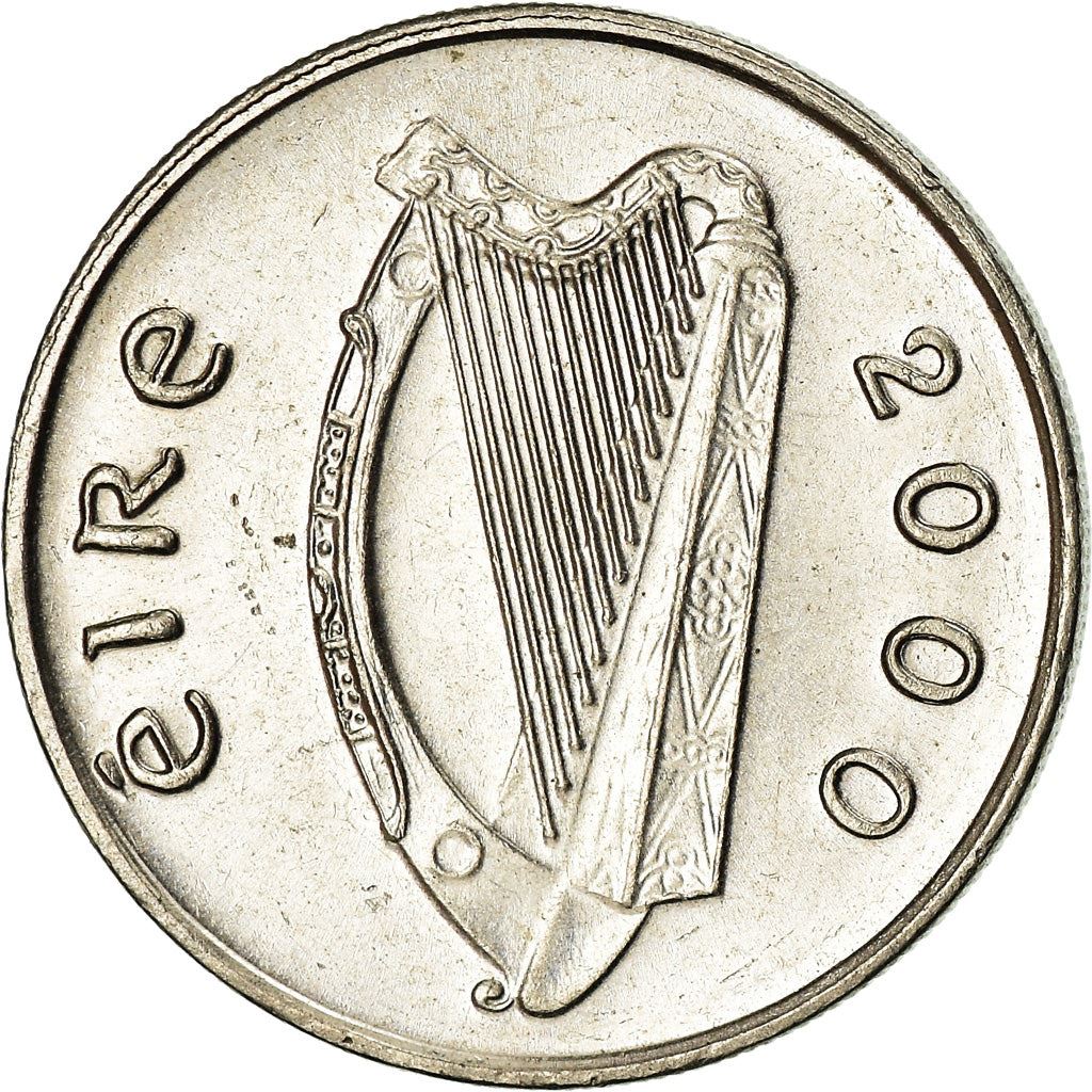 Ireland Coin Irish 5 Pence | Harp | Bull | KM28 | 1992 - 2000