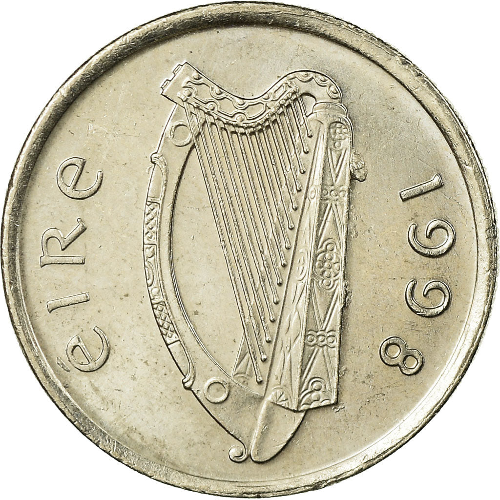 Ireland Coin Irish 5 Pence | Harp | Bull | KM28 | 1992 - 2000