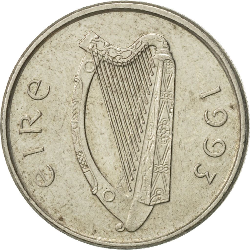 Ireland Coin Irish 5 Pence | Harp | Bull | KM28 | 1992 - 2000