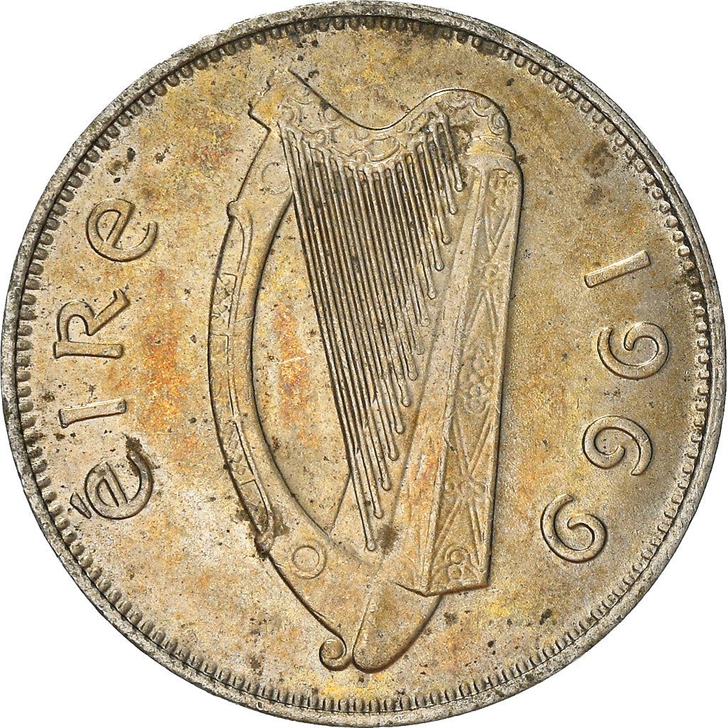 Ireland Coin Irish 6 Pingin | Celtic Harp | Irish Wolfhound | KM13a | 1942 - 1969