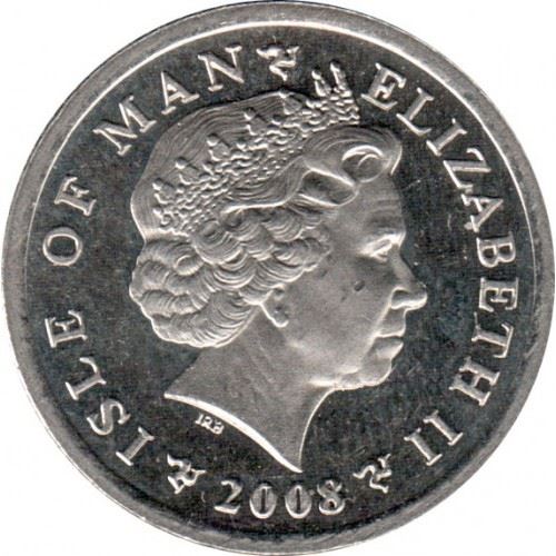 Isle of Man Coin Man 10 Pence | Queen Elizabeth II | Lighthouse | Chicken Rock | KM1256 | 2004 - 2016