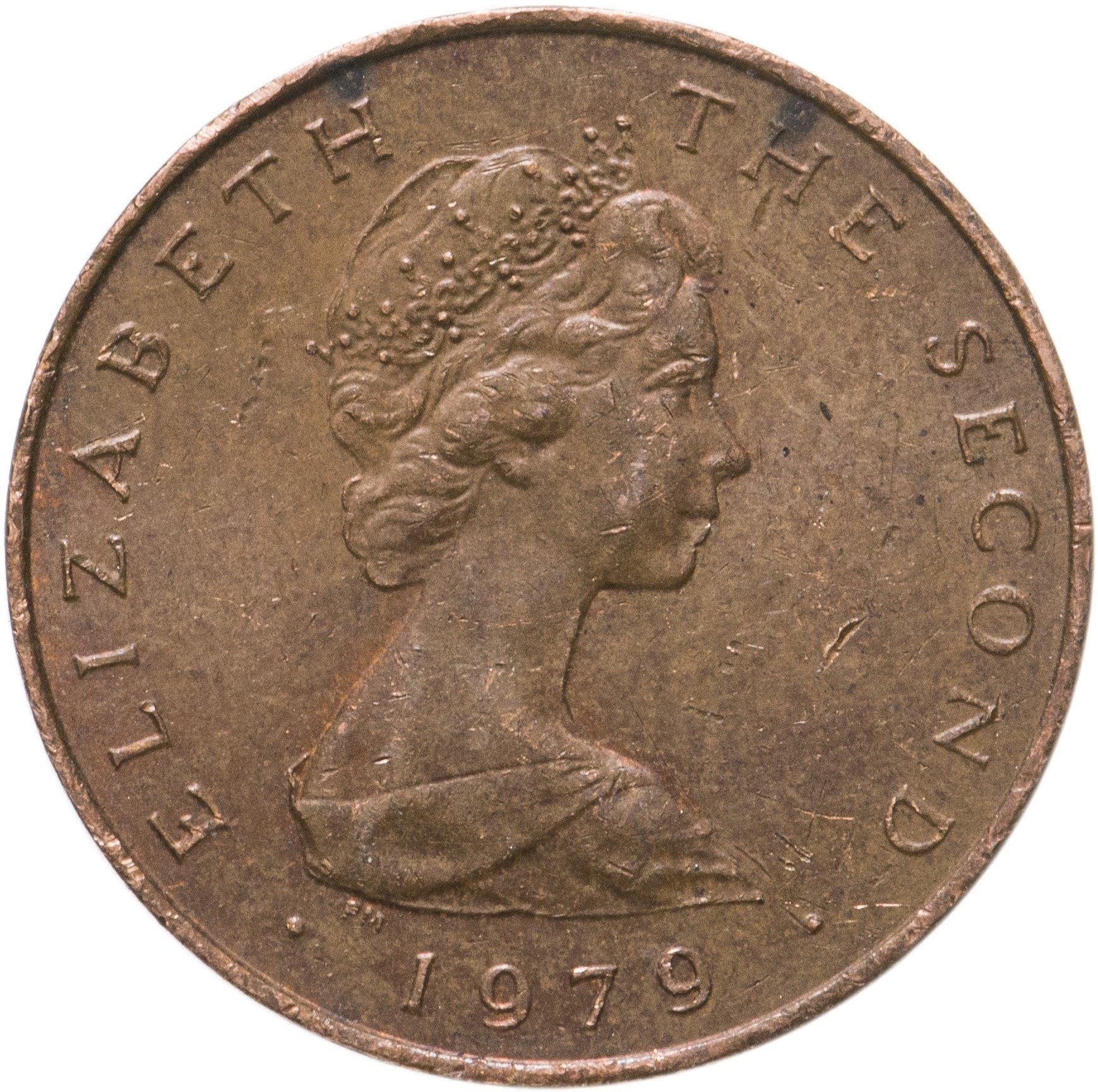 Isle of Man Coin Manx 1 Penny | Queen Elizabeth II | Loaghtan Sheep | KM33 | 1976 - 1979