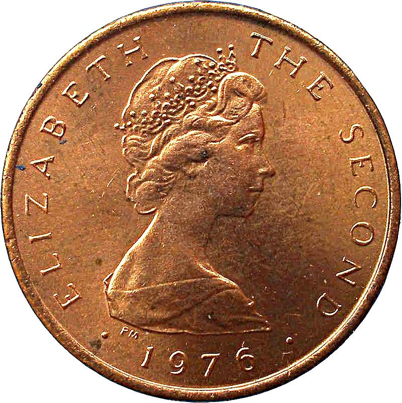 Isle of Man Coin Manx ½ Penny | Queen Elizabeth II | Atlantic Herring | KM32 | 1976 - 1979