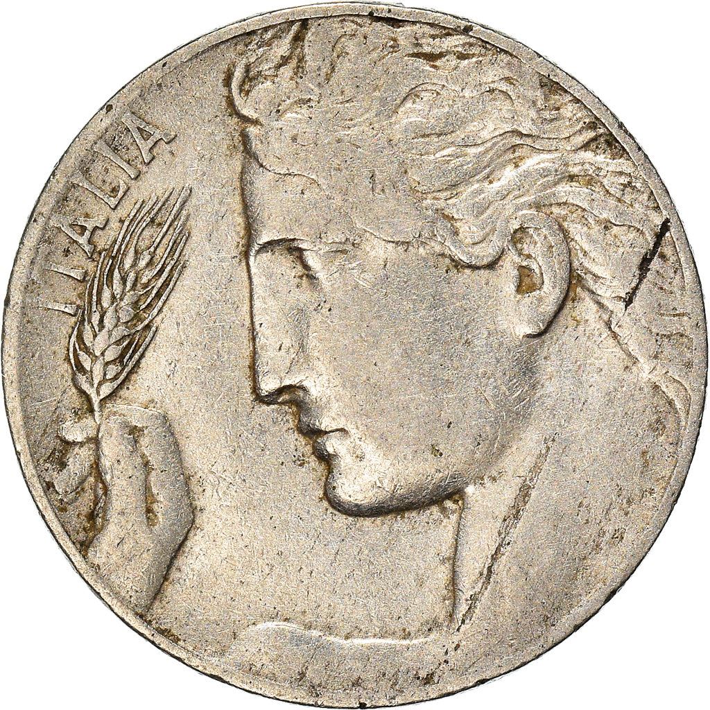 Italy Coin 20 Centesimi - Vittorio Emanuele III | Savoy Shield | Oak Branch | KM58 | 1918 - 1920