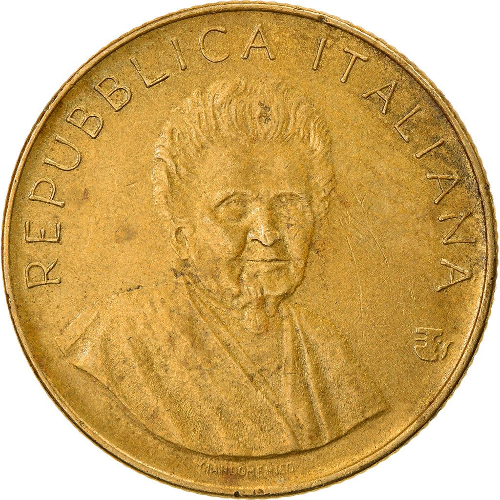 Italy Coin 200 Lire FAO | Maria Montessori | Book | KM107 | 1980