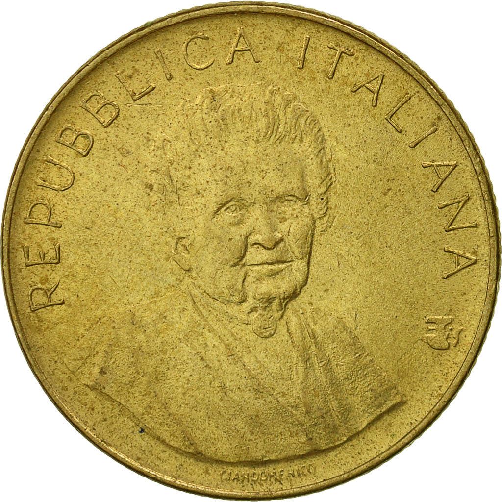 Italy Coin 200 Lire FAO | Maria Montessori | Book | KM107 | 1980