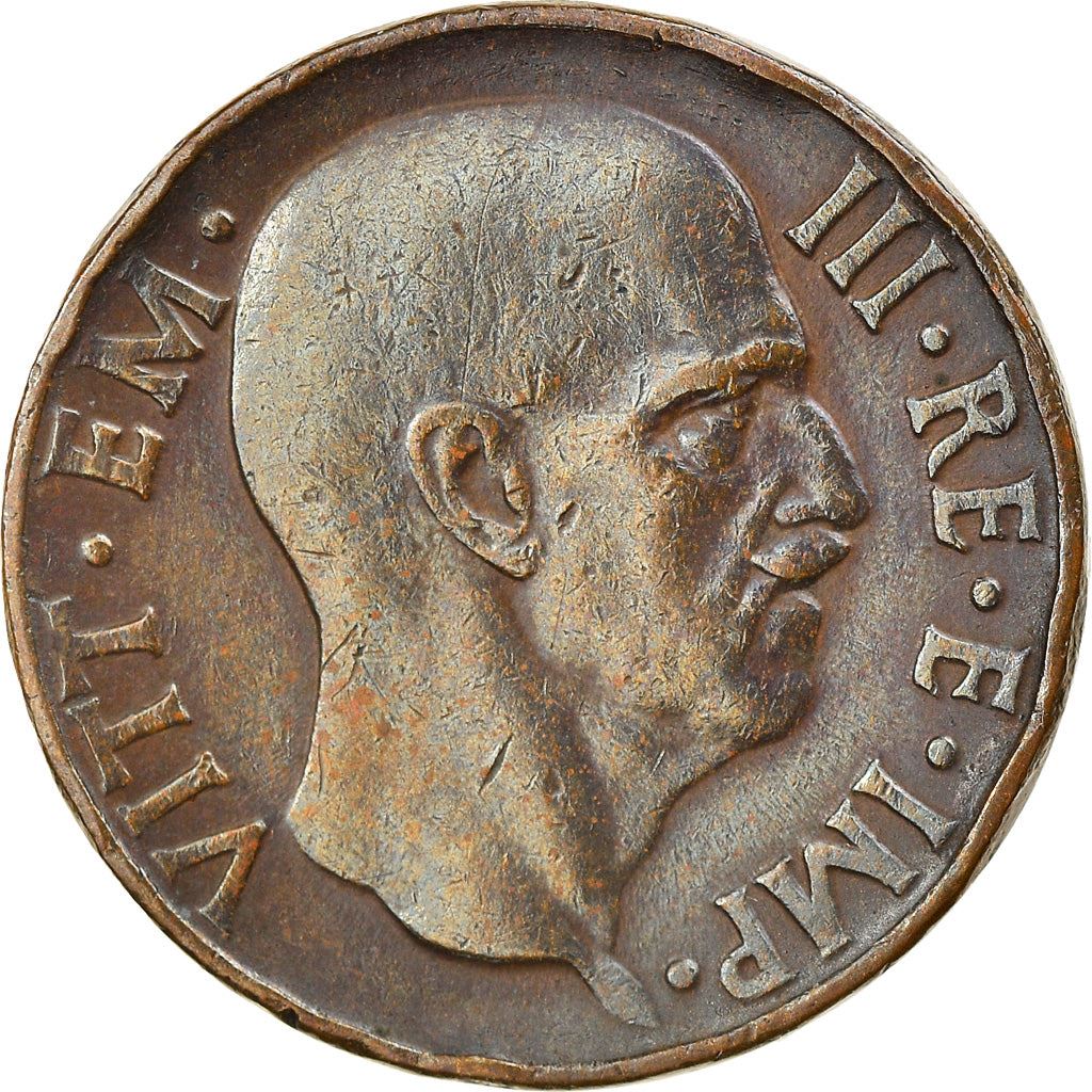 Italy Coin 5 Centesimi - Vittorio Emanuele III | Eagle | Fasces | Quadriga | KM73 | 1936 - 1939