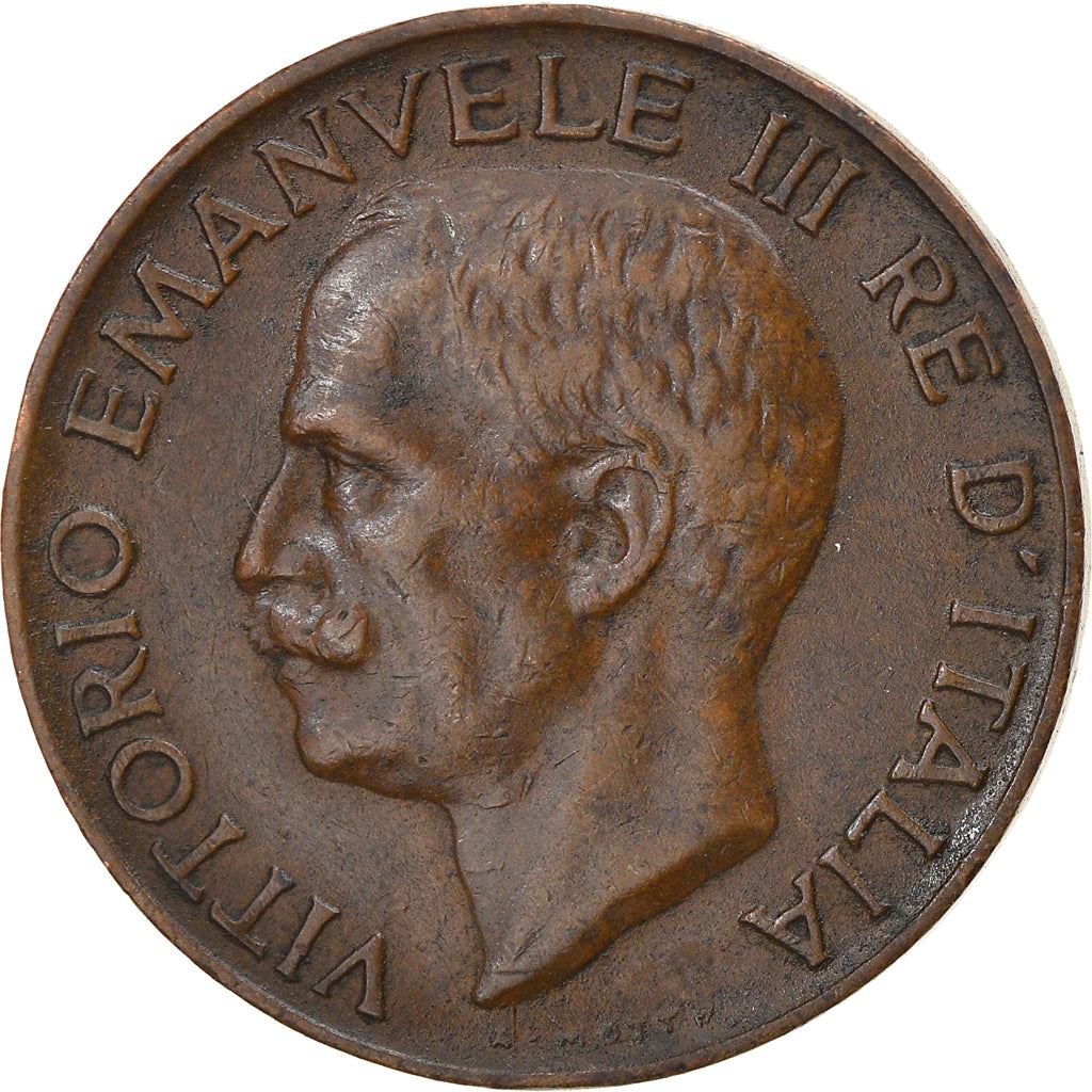 Italy Coin 5 Centesimi - Vittorio Emanuele III | Ear of Wheat | KM59 | 1919 - 1937