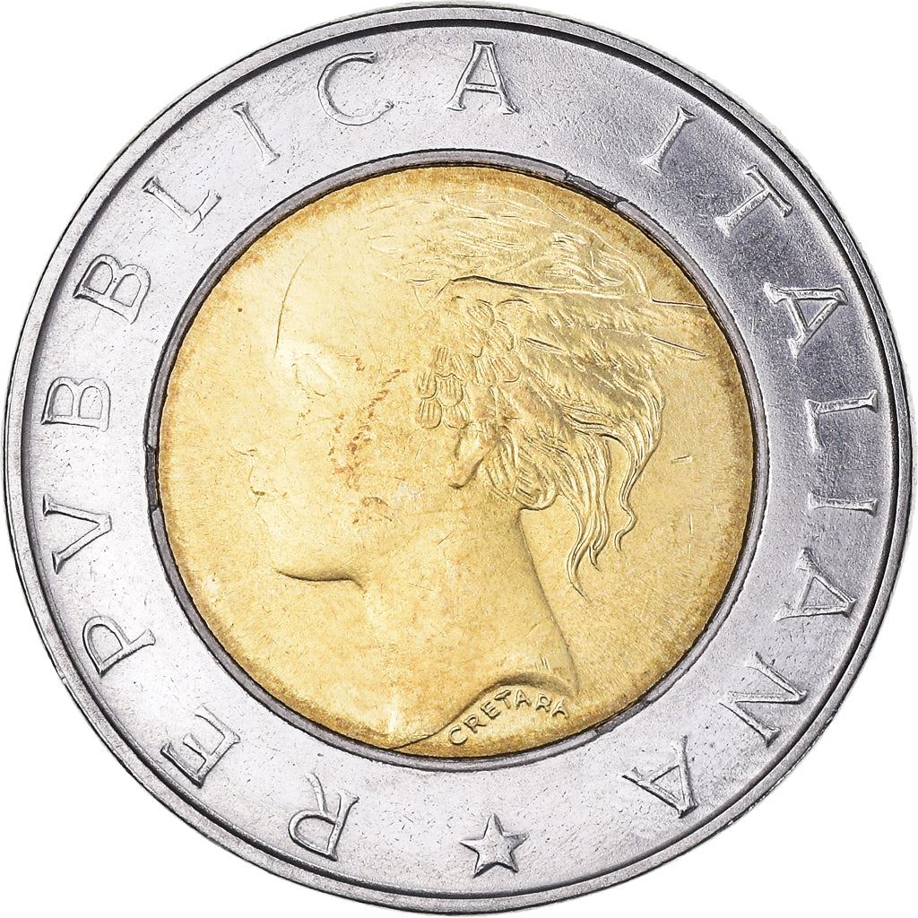 Italy Coin 500 Lire European Parliament Elections | Ballot Box | KM203 | 1999