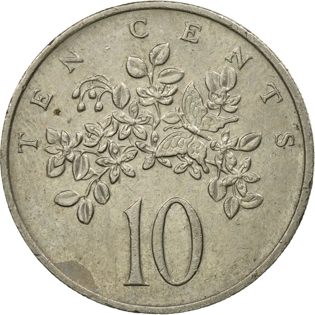 Jamaica | 10 Cents Coin | Butterfly | Km:47 | 1969 - 1989