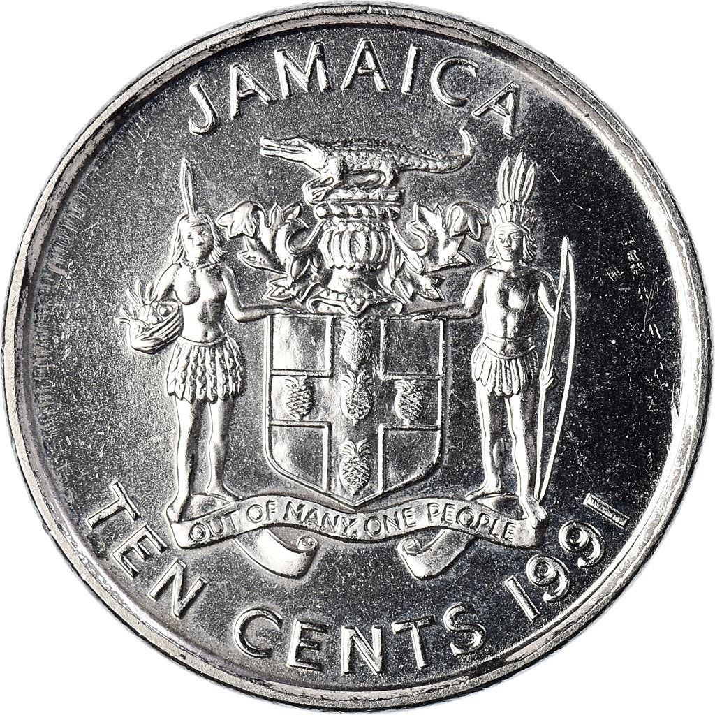 Jamaica | 10 Cents Coin | Paul Bogle | Km:146.1 | 1991 - 1994