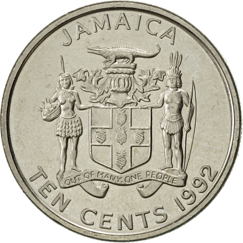 Jamaica | 10 Cents Coin | Paul Bogle | Km:146.1 | 1991 - 1994