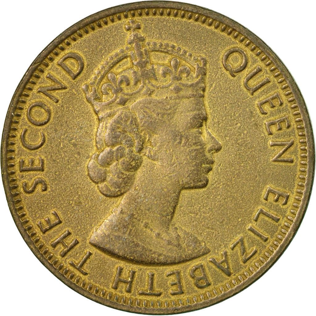 Jamaica | 1/2 Penny Coin | Queen Elizabeth II | Km:38 | 1964 - 1966