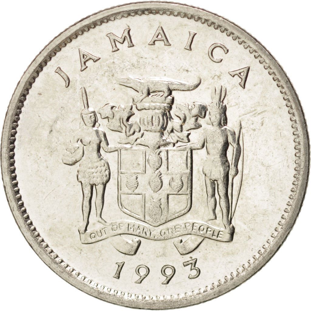 Jamaica | 5 Cents Coin | American crocodile | Km:46A | 1990 - 1993