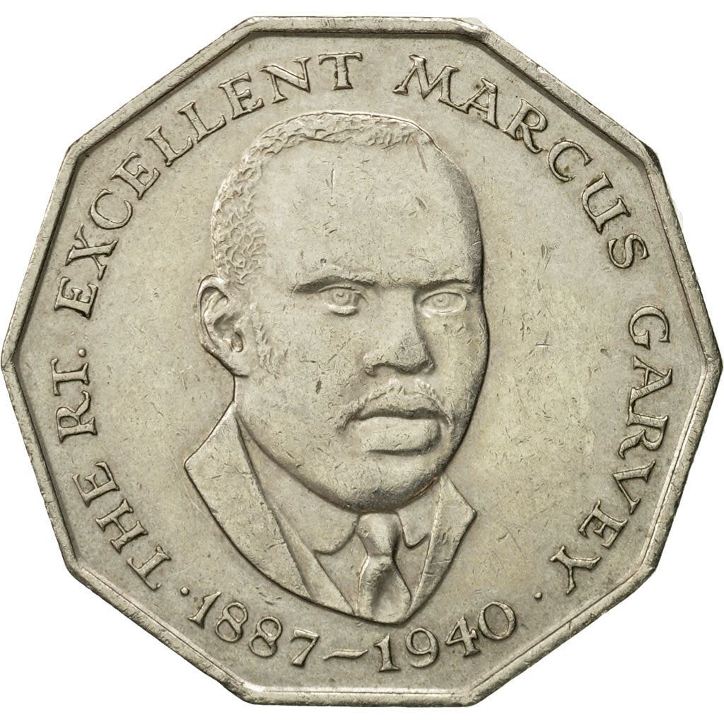 Jamaica | 50 Cents Coin | Marcus Garvey | Km:65 | 1975 - 1990