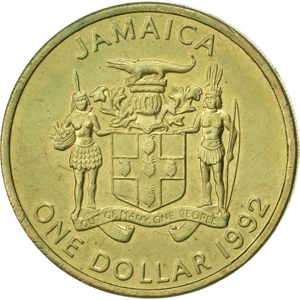 Jamaica Coin | 1 Dollar Coin | Sir Alexander Bustamante | KM145 | 1990 - 1993