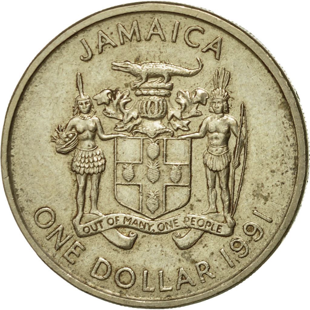 Jamaica Coin | 1 Dollar Coin | Sir Alexander Bustamante | KM145 | 1990 - 1993