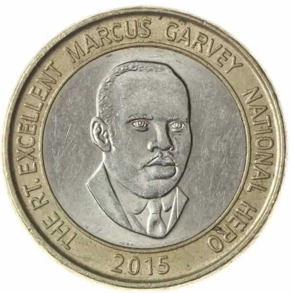 Jamaica Coin | 20 Dollars Coin | Marcus Garvey | 2008 - 2018