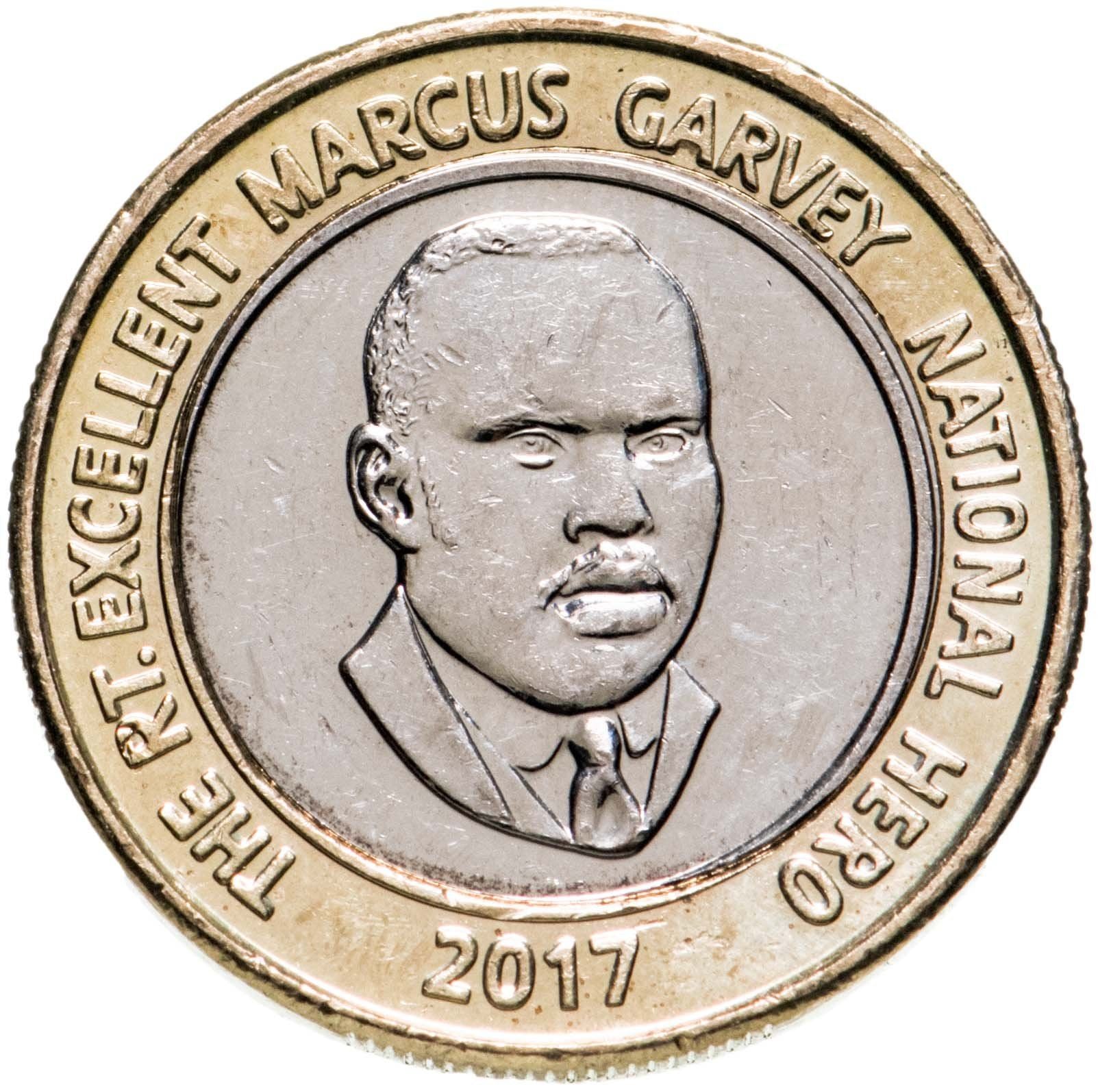 Jamaica Coin | 20 Dollars Coin | Marcus Garvey | 2008 - 2018